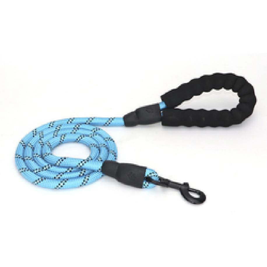 

1,5 м * 1,2 см, большая, альпинистская, беговая, светоотражающая, с мягкой ручкой, нейлоновая веревка для домашних собак