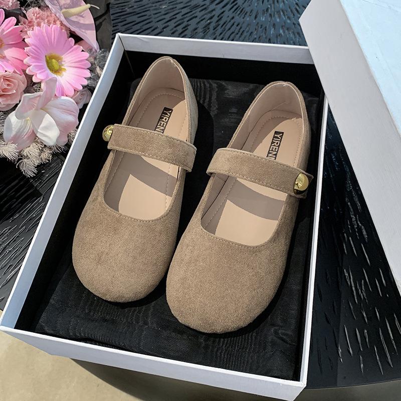 

Ретро обувь Doudou женская 2025 осень новая на одном ремешке с юбкой туфли для мамы легкие на мягкой подошве Мэри Джейн одинарные туфли 41 хаки