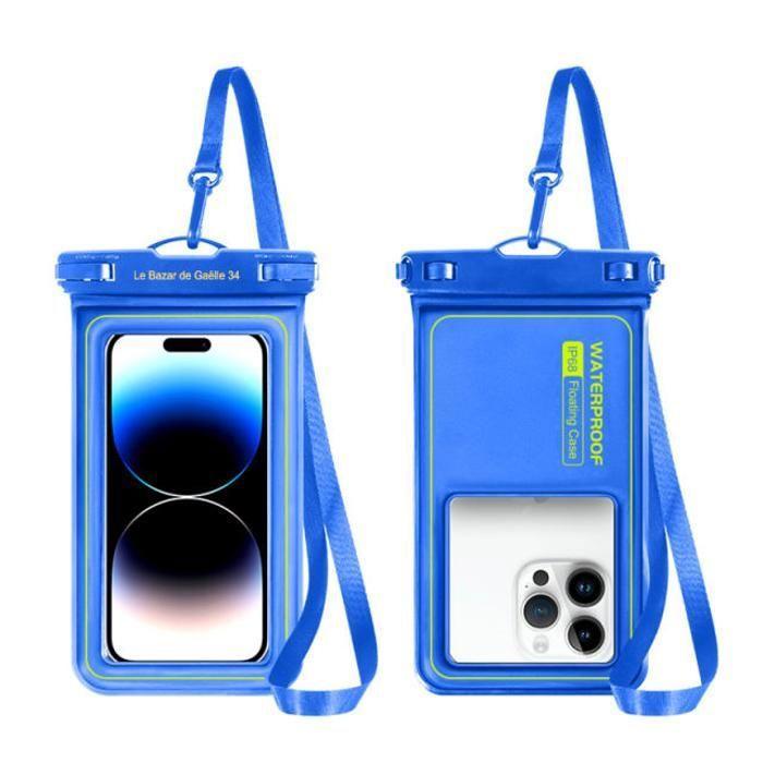 Pochette étanche smartphone - LE BAZAR DE GAËLLE 34 - IPX8 - Flottante - TPU/Nylon - Jusqu'à 6,8"