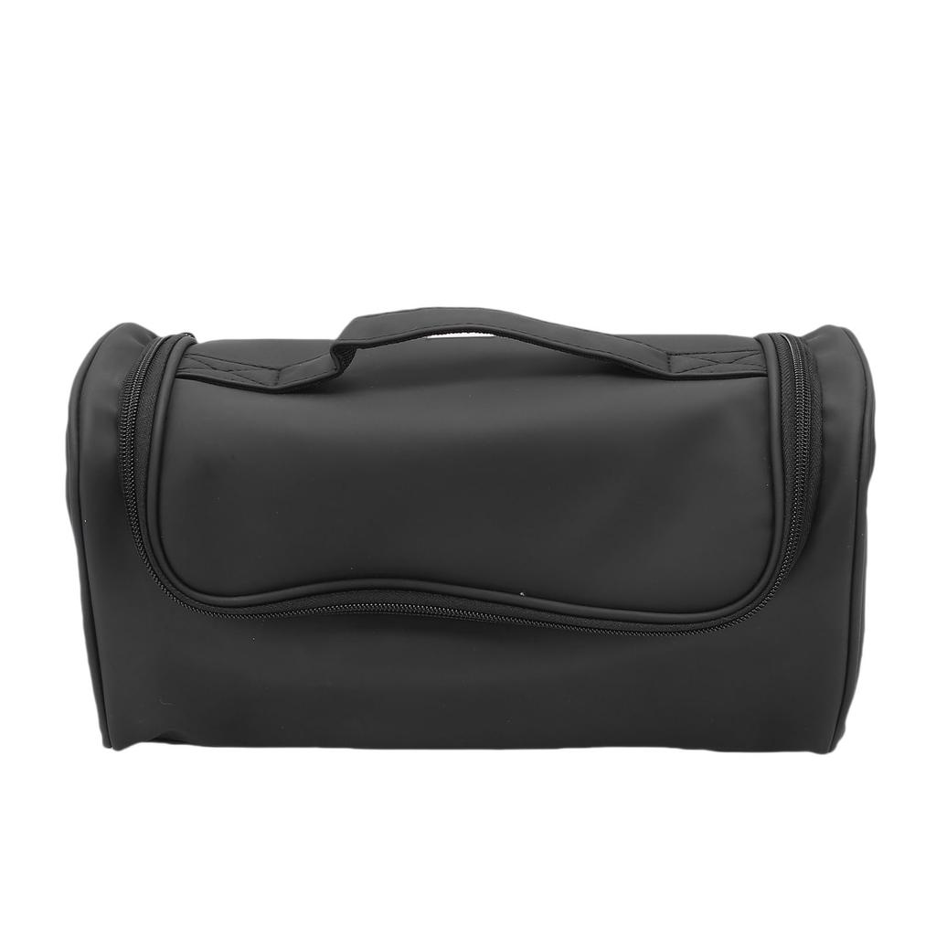Hair Tool Travel Bag Soft Lining PU Blow Dryer Carrying Bag with Hanging Hook Multi Compartments for Hair Straightener