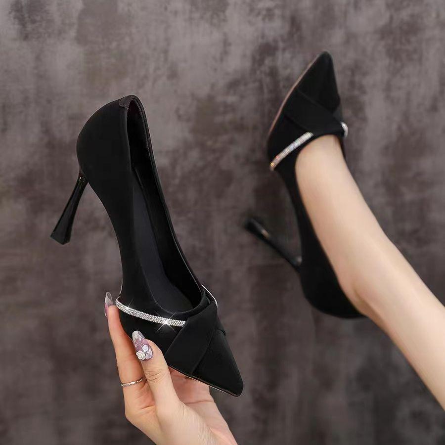 

2025 Spring & Autumn Women s 5cm Stiletto Heels - Comfortable, Professional Shallow Mouth Shoes 39