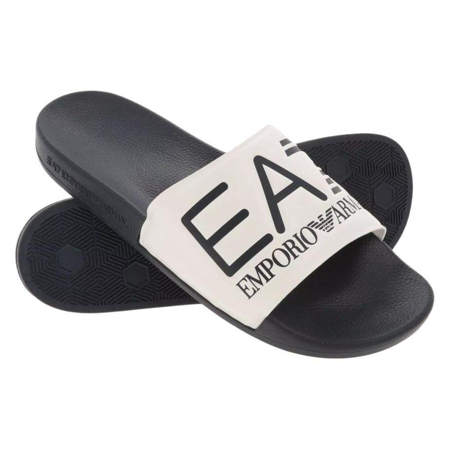 Emporio Armani EA7 Versatile Comfortable Slide Sandals Unisex Footwear Black XCP001XCC22B139