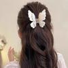 New Fairy Butterfly Hair Claw Acetate Crab Hair Clip Summer Sweet Princess Shark Clip for Women Girl Hairpin Hair Accessories
