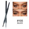 Double Ended Eyebrow Pencil Ultra Thin Lasting Waterproof Eyebrow Pen
