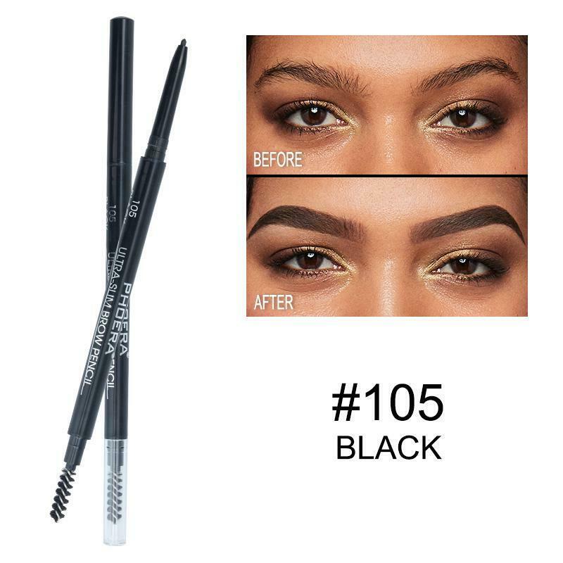 Double Ended Eyebrow Pencil Ultra Thin Lasting Waterproof Eyebrow Pen