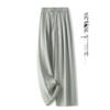 Women's Cotton-Linen Wide-Leg & Tencel Straight-Leg Pants – Spring/Fall 2025 Yamamoto Style with Drape and Ramie.