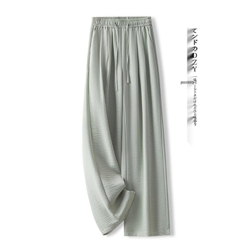 

Women s Cotton-Linen Wide-Leg & Tencel Straight-Leg Pants – Spring/Fall 2025 Yamamoto Style with Drape and Ramie. 31/3XL (recommended 67.5-72.5 kg)