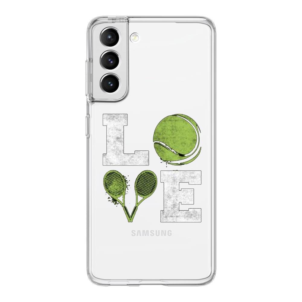 

Tennis Ball Sport Clear Phone Case For Samsung Galaxy S24 Plus S23 FE S22 S21 S20 Ultra 5G S10 S10E S9 S8 Silicone Cover Samsung S22 5G