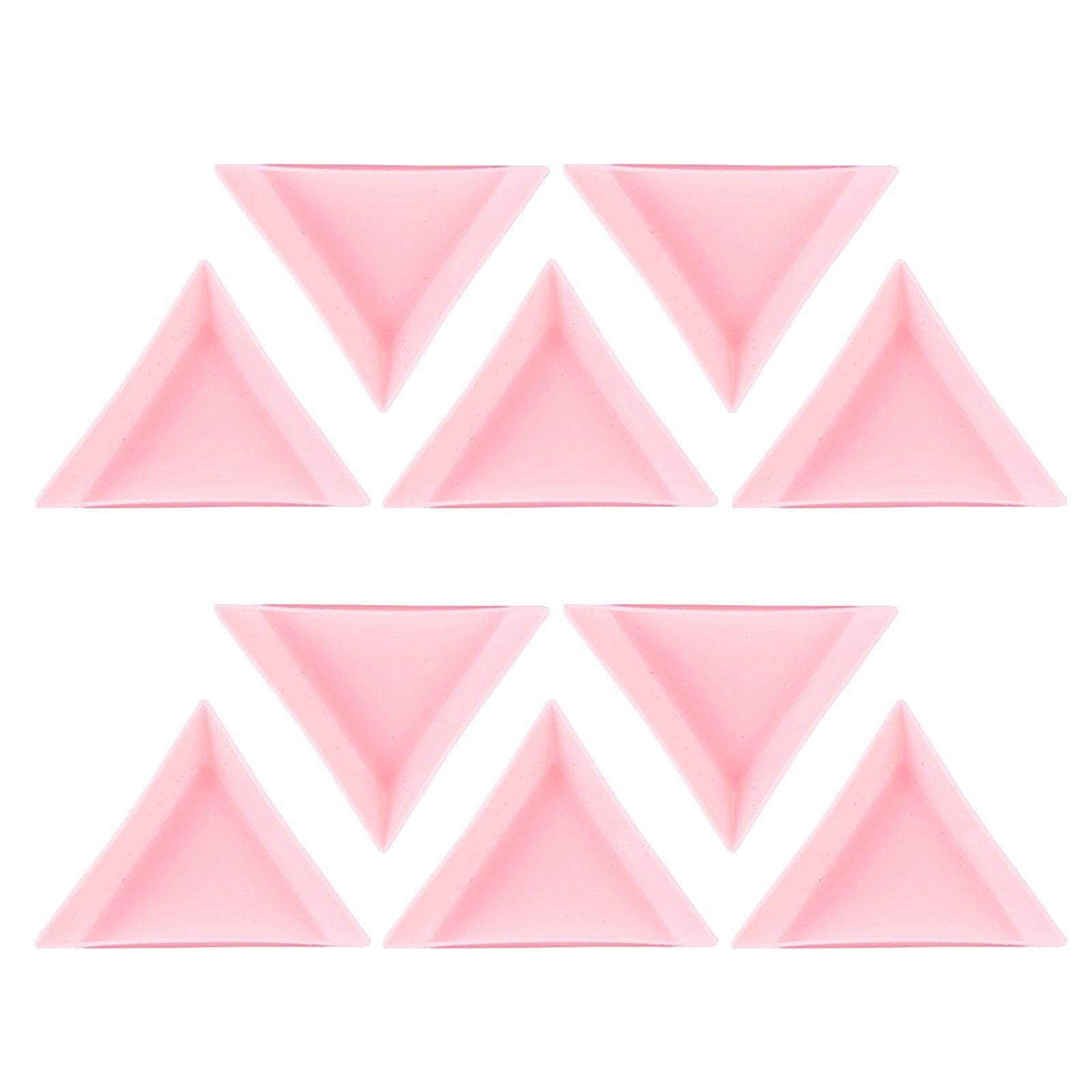 

Упаковка из 10 подносов для сверл с алмазной краской, декор для удобного хранения и организации предметов искусства в ремесленных проектах розовый