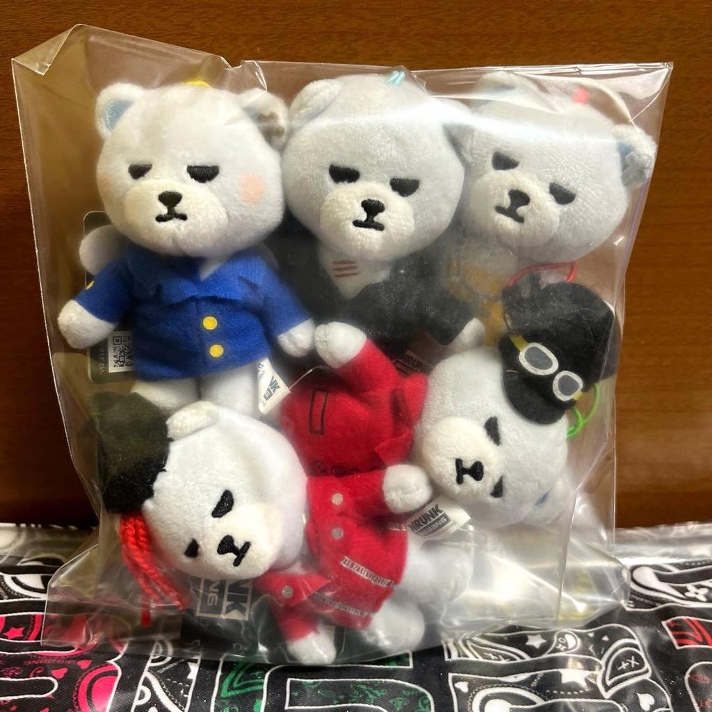 [GEBRAUCHT] KRUNK x BIGBANG Maskottchen-Fächer Baby Komplettset