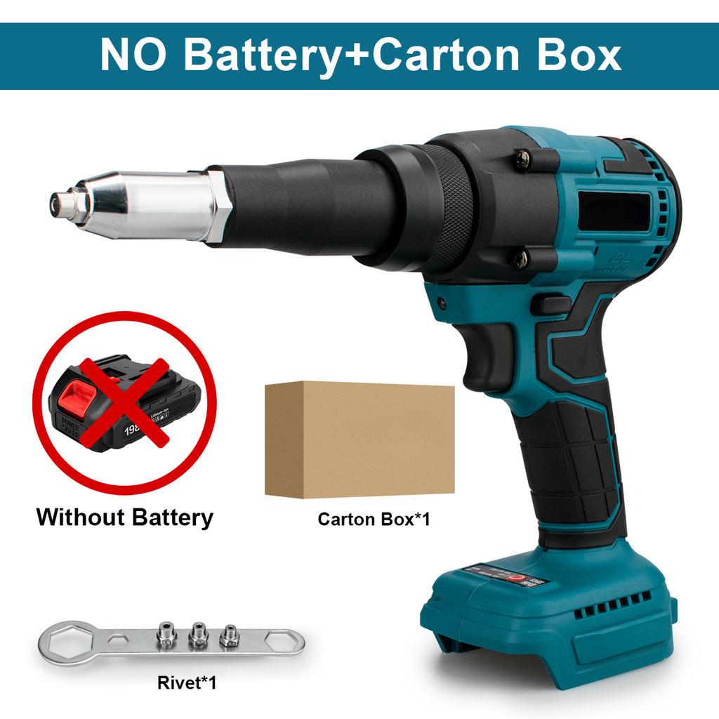 

Портативный бесщеточный электрический заклепочник 20000Н Аккумуляторный заклепочник-гайковерт Дрель Вставка Автоматический заклепочный инструмент