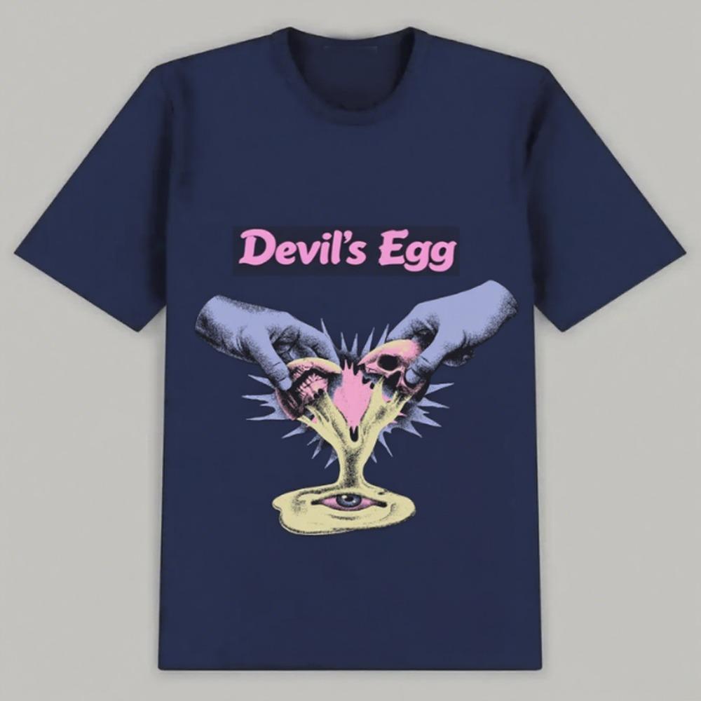 

Emerging New Street Style Short-sleeved Art Breathable Daily Style Trend Printing Cotton Women s T-shirt Couple Tide Brand Tops S