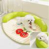 L-Shape Dog Cooling Mat Ice Pad Dog Sleeping Nest Comfortable Pet Cooling Mat  Summer