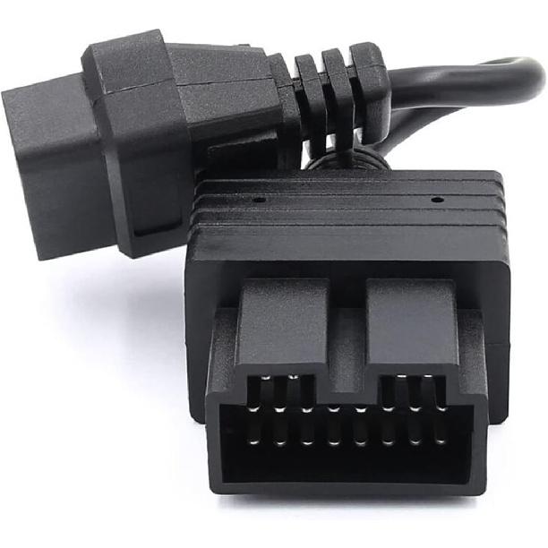 20 Pin OBD To 16 Pin Female OBD2 Diagnostic Adapter Connector Cable for KIA