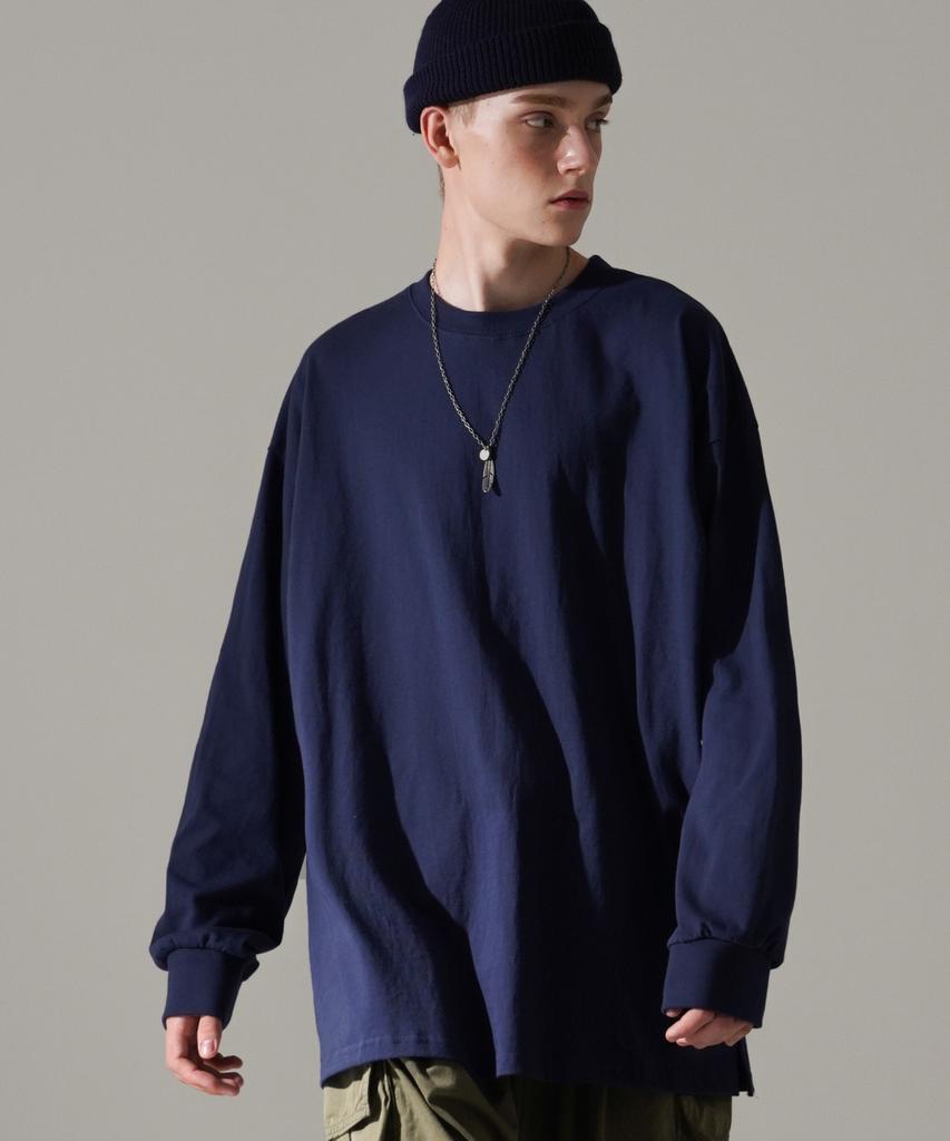 PERSTEP Centric Layered Long Sleeve T-Shirt Navy Smlt4446