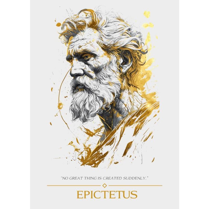 Stoische Philosophie Zitate Poster Leinwanddruck Marcus Aurelius Seneca Philosophie Wandkunst Dekor Altgriechische Stoische Zitate Dekor