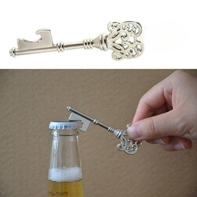Vintage Schlüsselanhänger in Schlüsselform, Flaschenöffner, Ring, Schlüsselanhänger, Metall, Bieranhänger, Bar