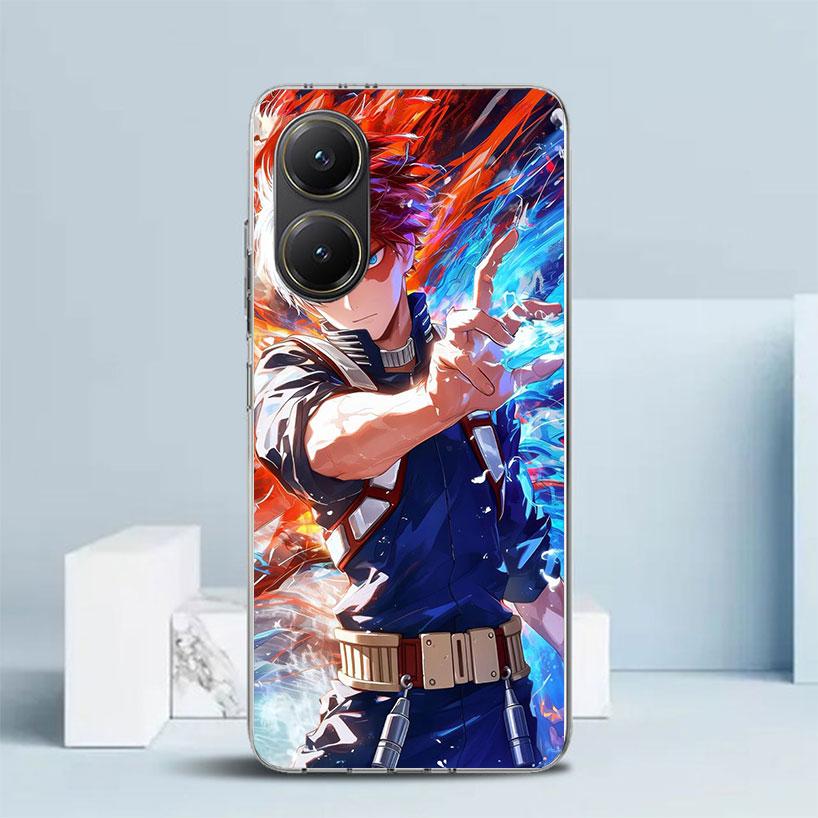 Todoroki Shoto MHA My Hero Phone Case For Xiaomi Poco F7 Ultra X5 X6 X7 Pro M7 Redmi 15C 15 13C 13 12C 12 10C 10 10A 9 9C 9A 9T