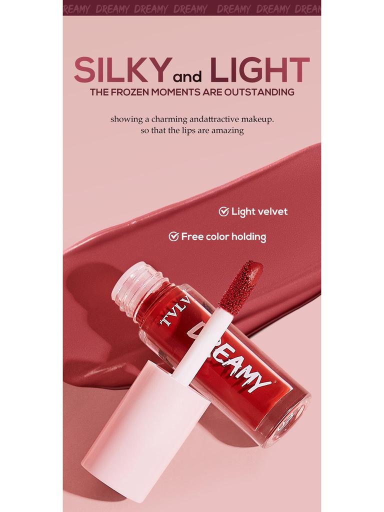 TVLV 10-Piece Matte Velvet Lip Gloss Set - Waterproof & Sweatproof