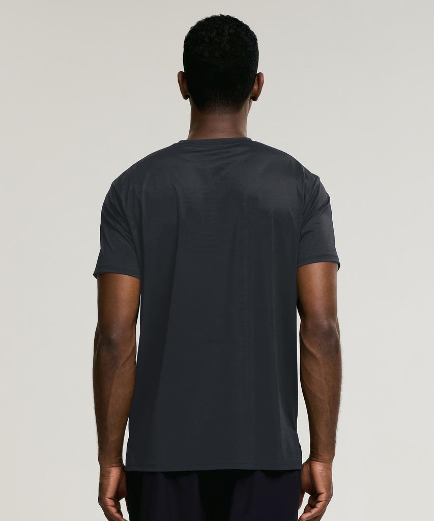 Leijibi Aero Touch Standard Fit Short Sleeve M T-Shirt Top Sleeve Charcoal