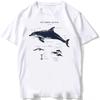Beach Diving White Tshirt Vintage Whale Shark Anatomy Biology Tshirt Unisex Casual T Shirts Aesthetic Clothes