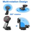 Foldable Car  Magnetic  Phone  Mount  Holder 360 Degree Rotation Independent Chassis Adjustable For