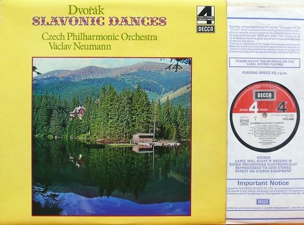 

LP Record ANTONN DVOK THE CZECH PHILHARM Slavonic Dances PFS4396 Decca 1977 Germany Classical Used