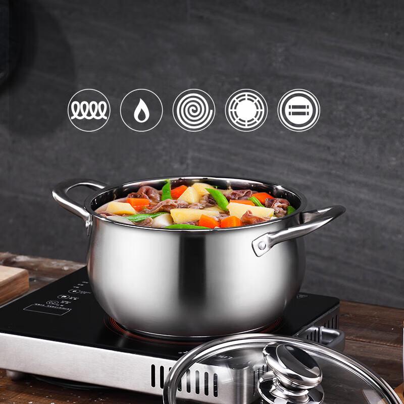 Shangheng 304 Stainless Steel Multi-Stove Soup Pot