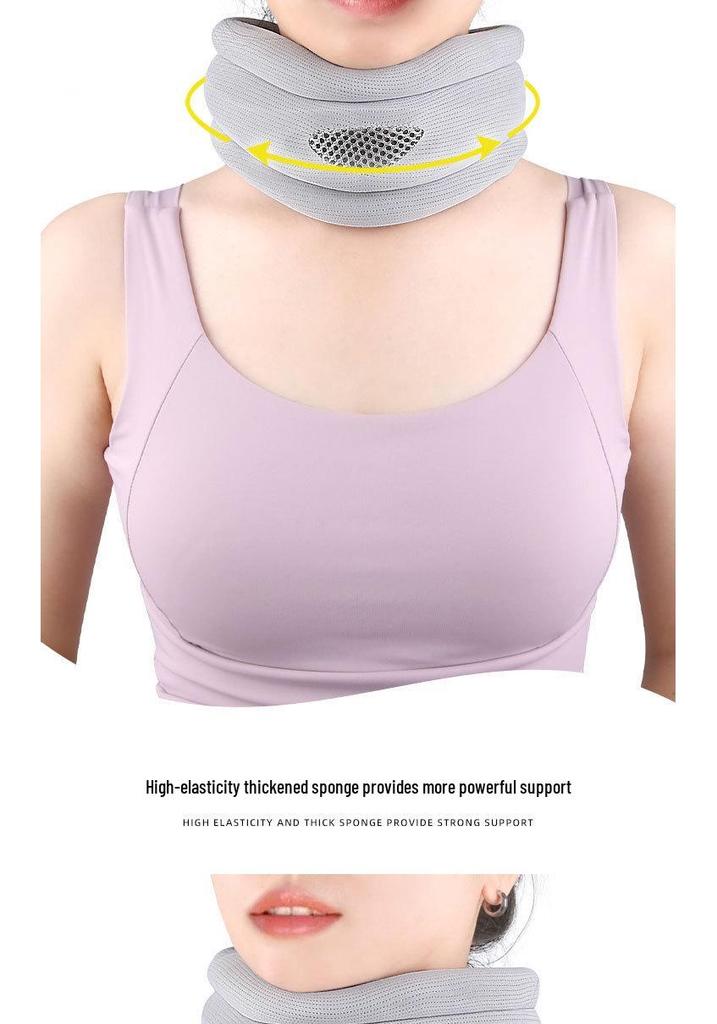 Adjustable Breathable Neck Support Scarf for Office and Home Use