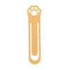 DYS Cat Paw Bookmark, 3D Printed One-Piece Mold, Elastic Stable Hold Hollow Book Clip for Reading Accessory