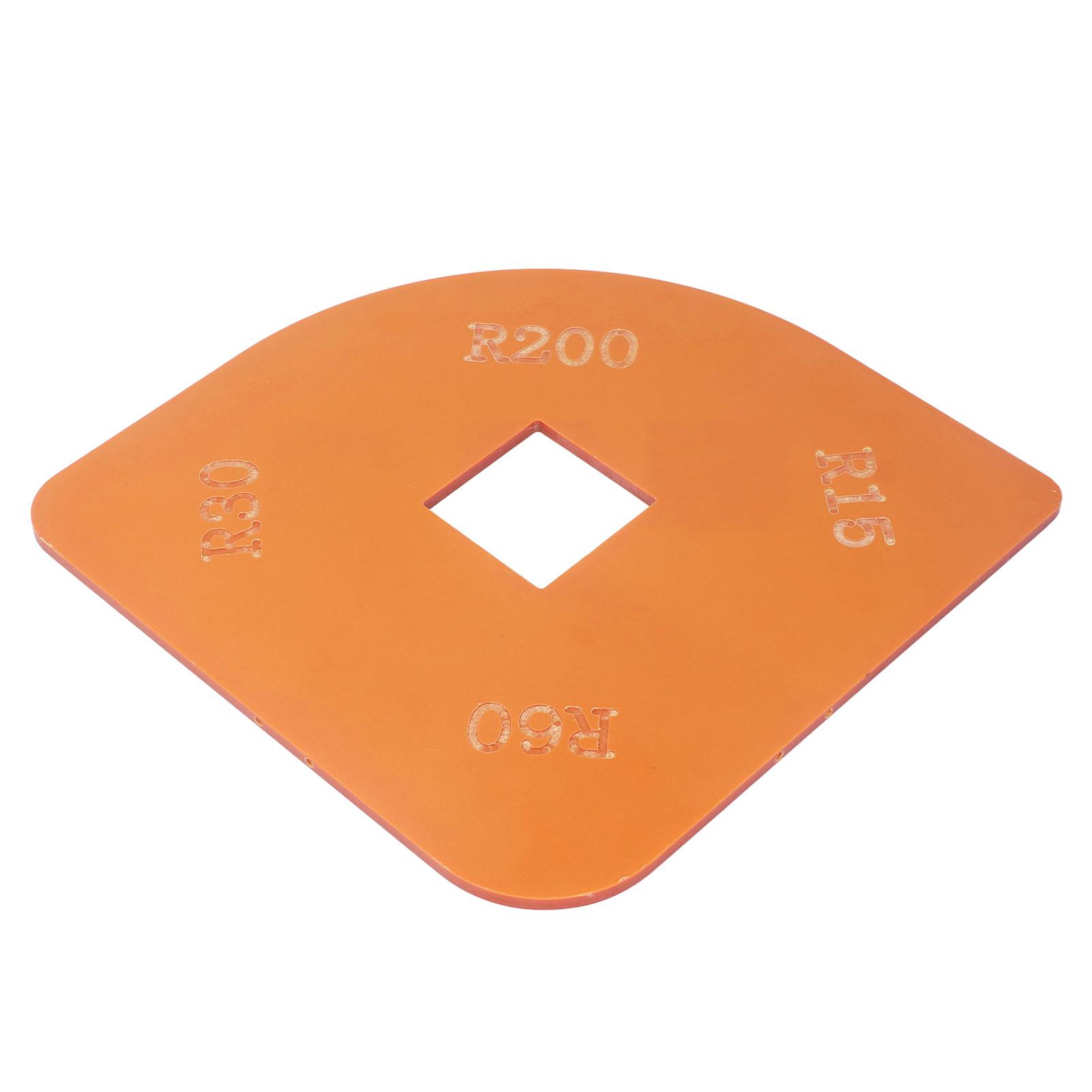 

Локатор закругленных углов R15 R30 R60 R200 Радиусный шаблон-кондуктор для резки шкафов, деревообработки