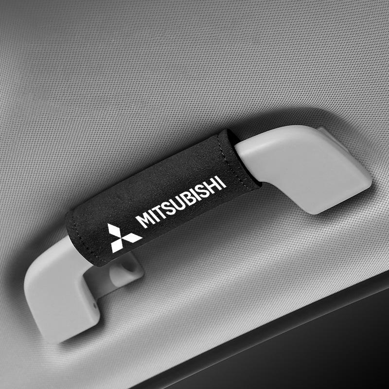 Suède Autodak Armleuning Binnendeur Trekgreep Beschermhoes Cover Geschikt Voor Mitsubishi ASX Eclipse Xpander Outlander 2022-2024