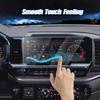 2X Car TouchScreen Protector Tempered Glass 13.4In For 2022-2024 Chevy Silverado