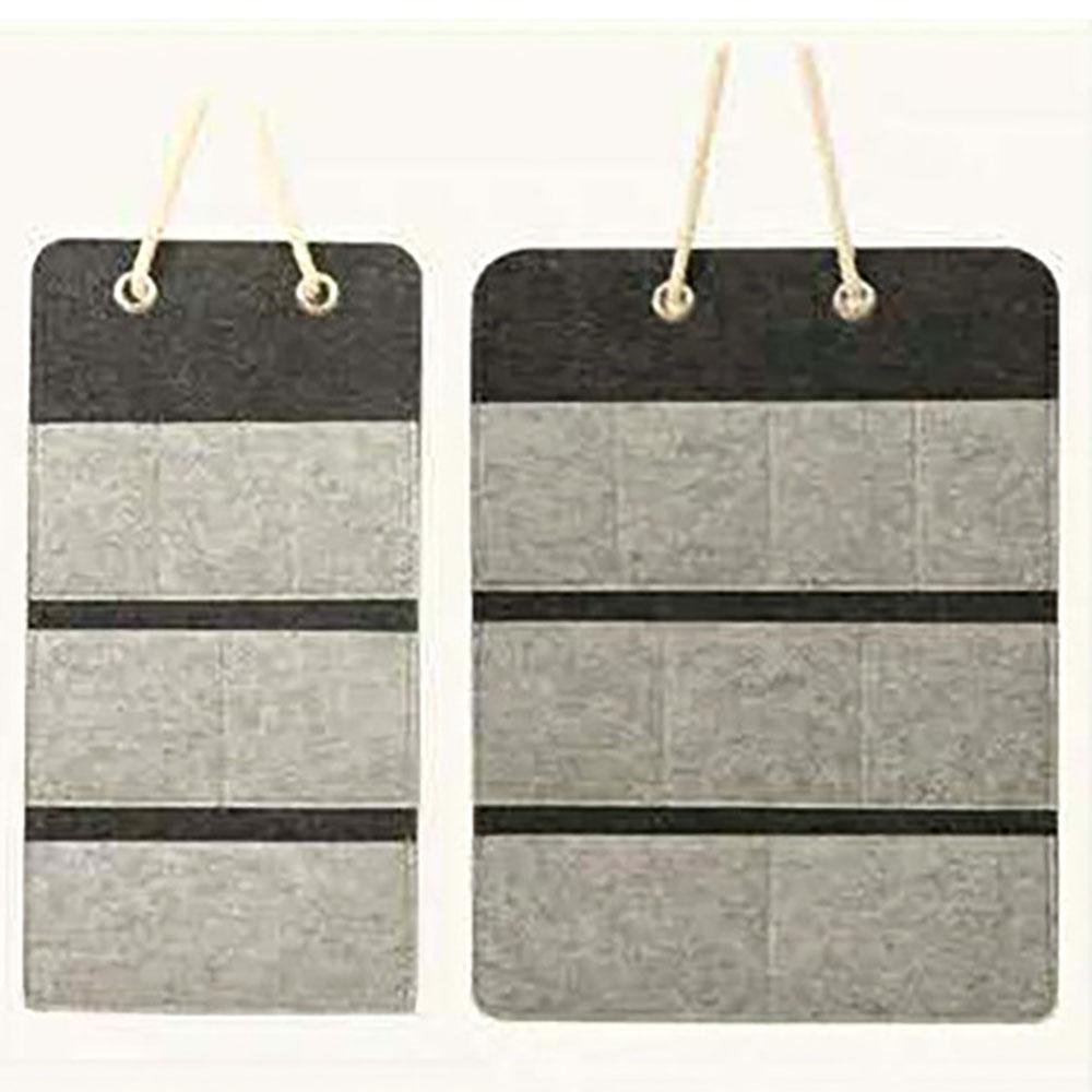 

Модная отделка, многослойная сумка для хранения с множеством карманов, подвесная сумка из войлока для хранения, фетровая настенная сумка