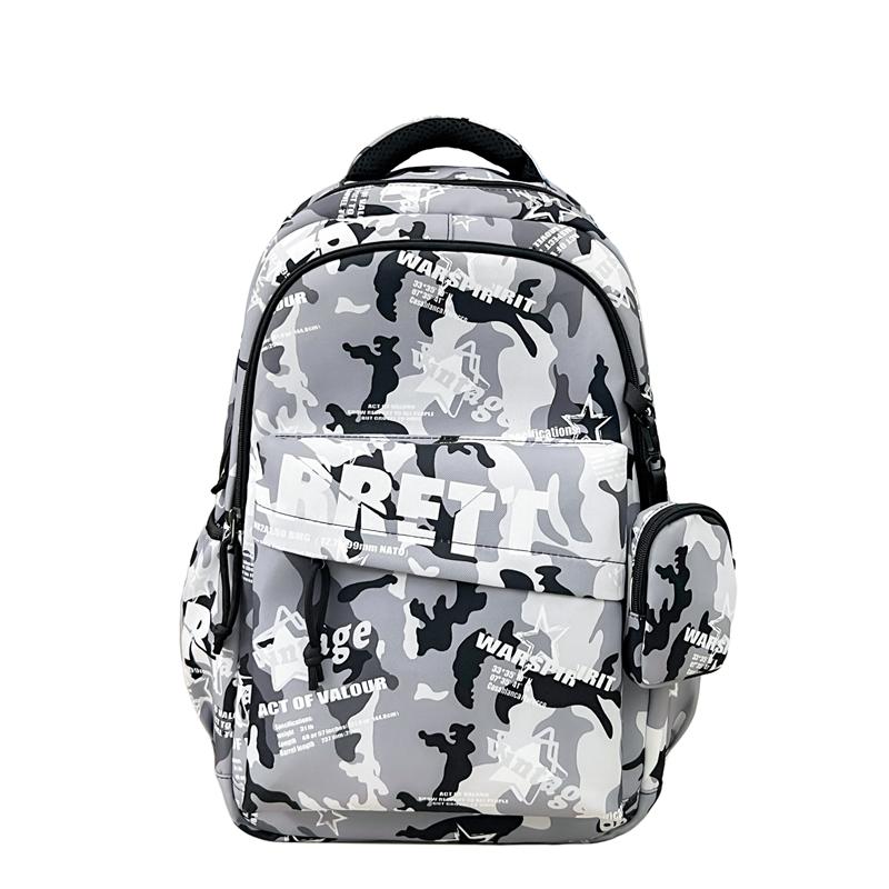 Graffiti Backpack Large Capacity Student Schoolbag