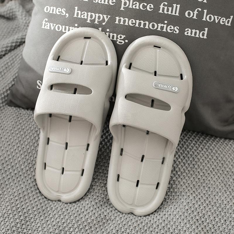 Indoor bath Leaky toilet slippers Men's and women's home shoes Hollow non-slip hostel Hotel bathroom tows