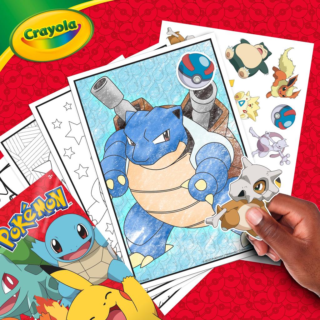 Crayola Coloring Book 96 pages 42732 Pokémon