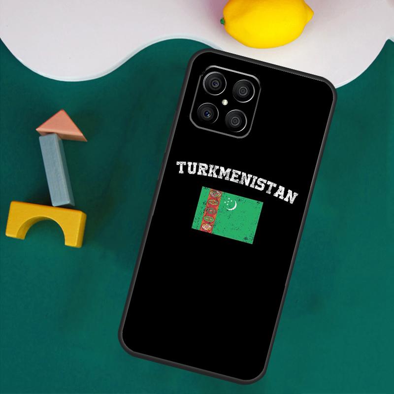 Turkmenistan Flag Case For Honor 200 Lite 50 70 90 X9a X8a X8 X9 X8b X9c X9b Honor Magic 5 6 Pro 7 Lite Cover