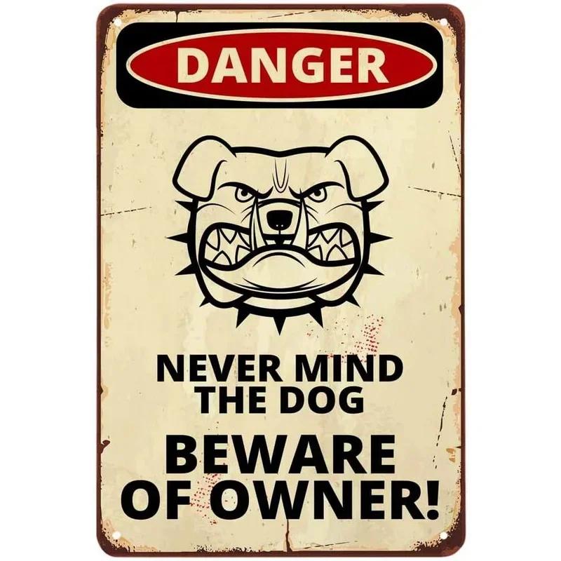 Vintage Danger Warning Metal Tin Signs  Dont Enter Wall Posters Plaque  Iron Painting Decoration for Garage Garden Cafe Club Bar