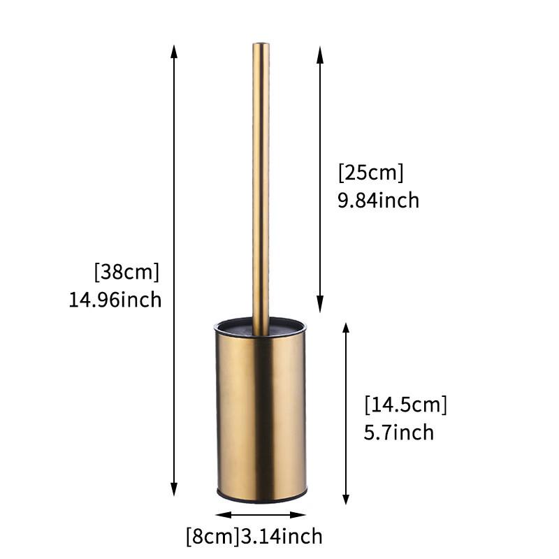 Stainless Steel Toilet Brush and Holder Set