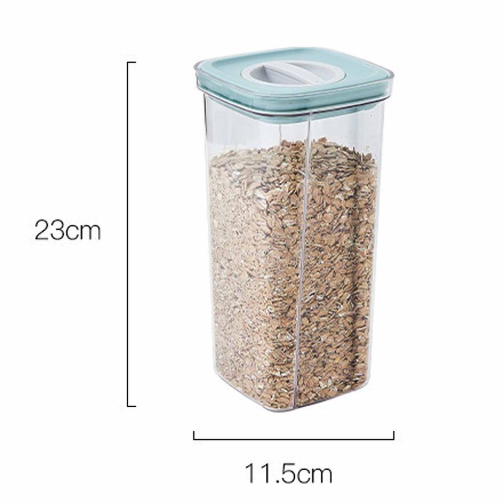 Vacuum-Sealed Kitchen Storage Tank, Airtight Food Preservation Box for Grains, Cereals & Snacks, Sealed Container