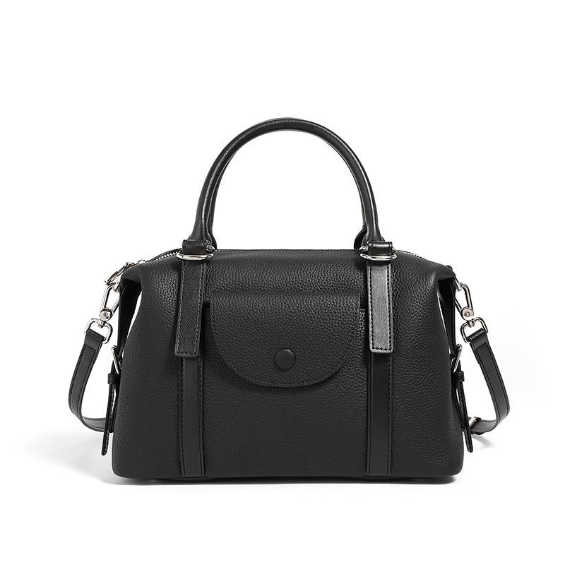 Handbag Leather Women'S Bag Leather Handbag Versatile Fashion Shoulder Bag Crossbody Bag Commuter Bag