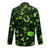 Herren Bedruckter Kord Samt Taschen Anzug Jacke Cardigan Herren Freizeitanzug