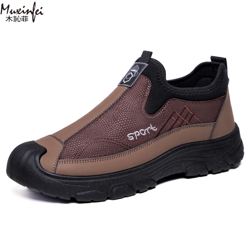 2025 New Men's Shoes Autumn Sports Shoes Anti Slip Versatile Leisure Outdoor Hiking Men's Shoes