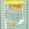 Wall Mounted Bird Cage Water Feeder Pin-Touch Automatic Parrot Water Dispenser No Drip Transparent Bird Cage Waterer
