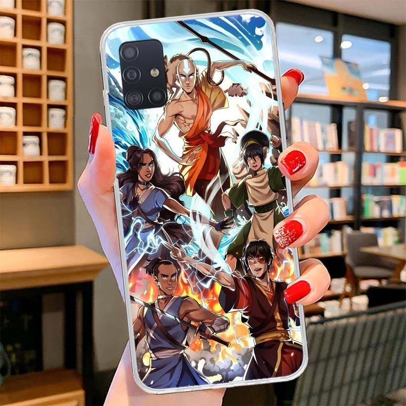 

Anime Avatar The Last Airbender Cover Phone Case For Samsung Galaxy A12 A22 A32 A52 A72 A02S Phone Case Note 20 Ultra 10 S10 Plu Samsung A72