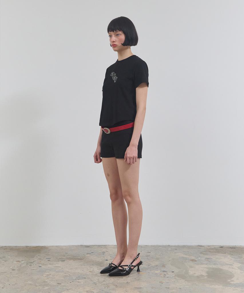Eikyueikyuhauseukeulleob Twinkle Oblique T-Shirt [Black]