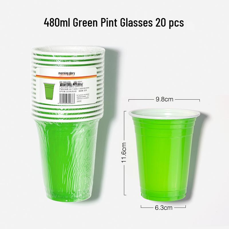 16oz Bellflower Colored Disposable Party Cups for Beer Pong