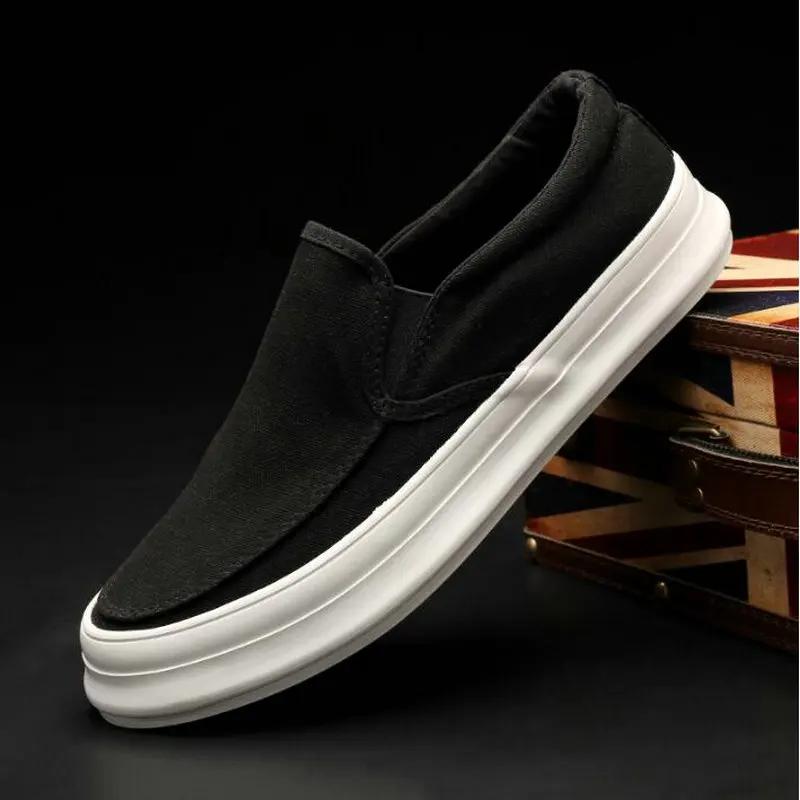 Men's Flat Loafers Driving Lazy Slip on Canvas Shoes Men Breathable Casual Driving Shoes Chaussure Femme Zapatillas Hombre