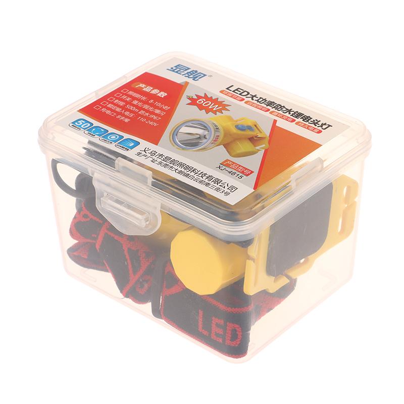 Outdoor am Kopf montierte LED Wasserdichte Gelbe Stirnlampe Leichtgewichtige Starklicht Taschenlampe Laterne Wiederaufladbares Campinglicht